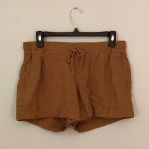 Old Navy Chestnut Linen Shorts
